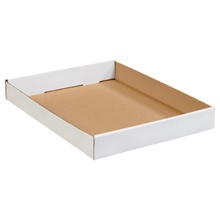 White Corrugated Trays