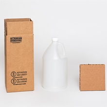 Haz Mat Plastic Jug Hexacomb Shipper Kits