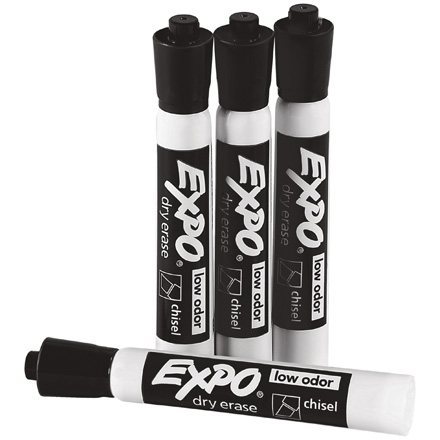 Expo<span class='rtm'>®</span> Black Dry Erase Markers