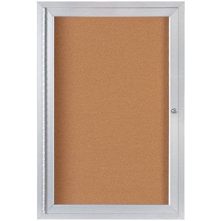 2 x 3' Enclosed Cork Board with Aluminum Frame