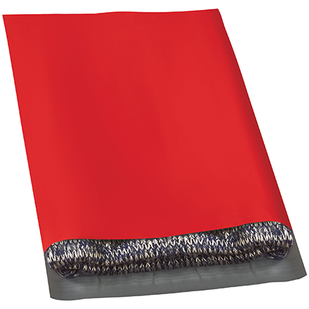 12 x 15 <span class='fraction'>1/2</span>" Red Poly Mailers