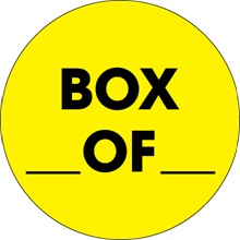 Pre-Printed Inventory Labels