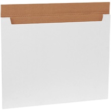 Jumbo White Fold-Over Mailers