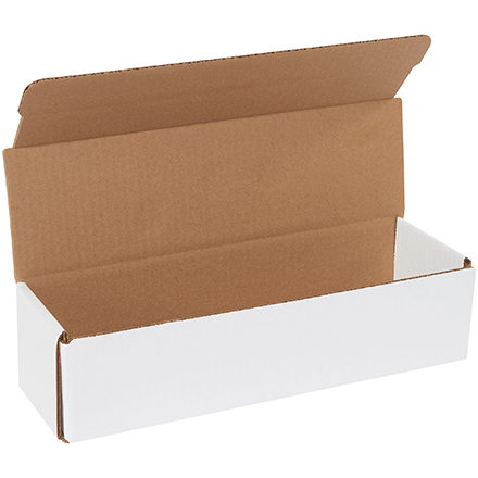 12 x 3 <span class='fraction'>1/2</span> x 3" White Corrugated Mailers