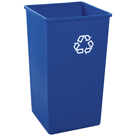 Rubbermaid<span class='rtm'>®</span> Square Recycling Container - 50 Gallon, Blue