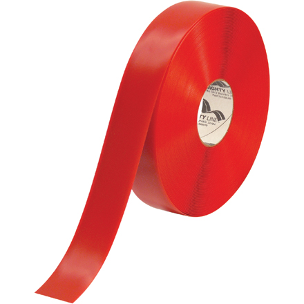 2" x 100' Red Mighty Line<span class='tm'>™</span> Deluxe Safety Tape
