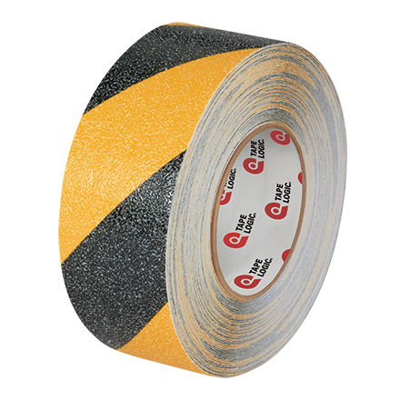 2" x 60' Black/Orange Striped Heavy-Duty Tape Logic<span class='rtm'>®</span> Anti-Slip Tape