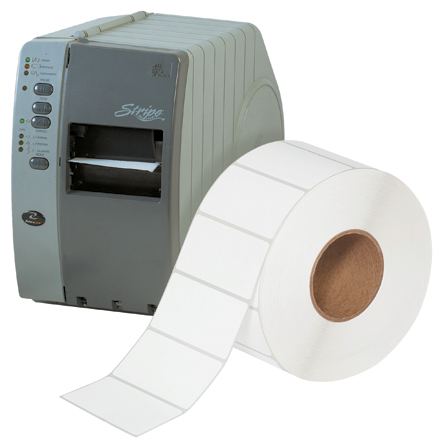 2" x 4" White Thermal Transfer Labels