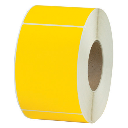 4 x 6" Yellow Thermal Transfer Labels