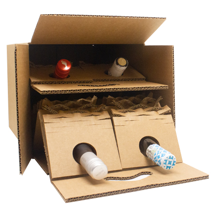 Corrugated Bottle Shipper Kit