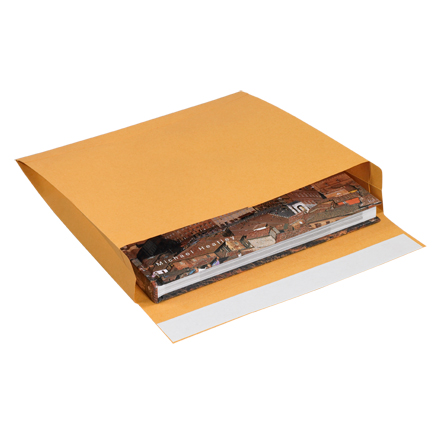 10 x 15 x 2" Kraft Expandable Self-Seal Envelopes