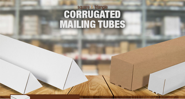 Square & Triangle Corrugated Mailing Tubes