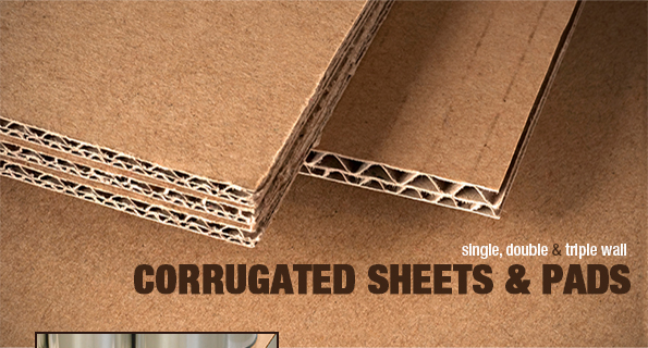 Single, Double & Triple Wall Corrugated Sheets & Pads