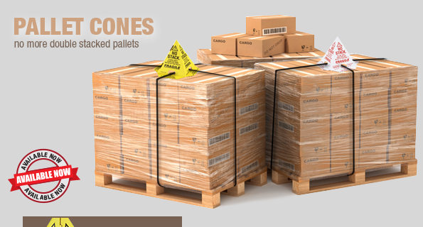 Pallet Cones - No More Douuble Stacked Pallets
