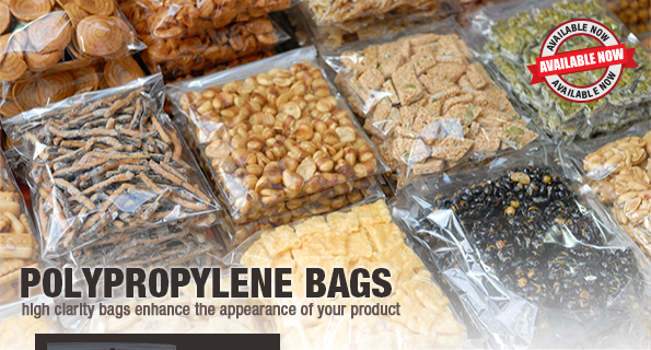 Polypropylene Bags High Clarity Bags Enhance the Appearance of your Product