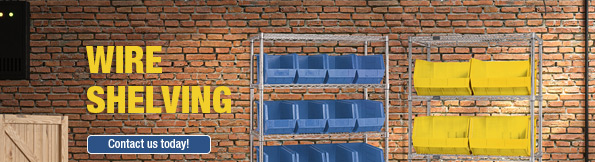 Wire Shelving. Contact us today!