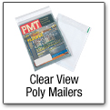 Clear View Poly Mailers