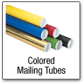 Colored Mailing Tubes
