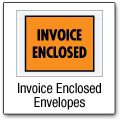 "Invoice Enclosed" Packing List Envelopes