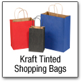Kraft Tinted Shoppping Bags
