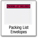 Packing List Envelopes