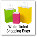 White Tinted Shopping Bags